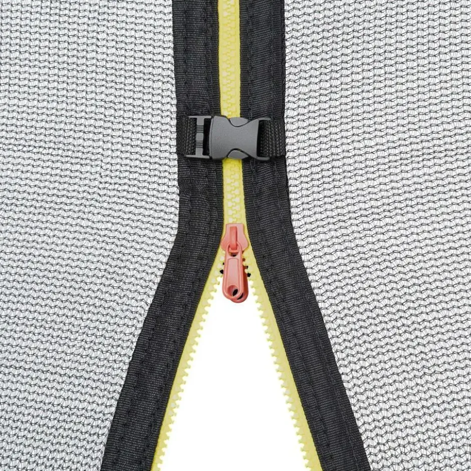 tectake Trampoline Garfunky met veiligheidsnet, Zwart/Blauw