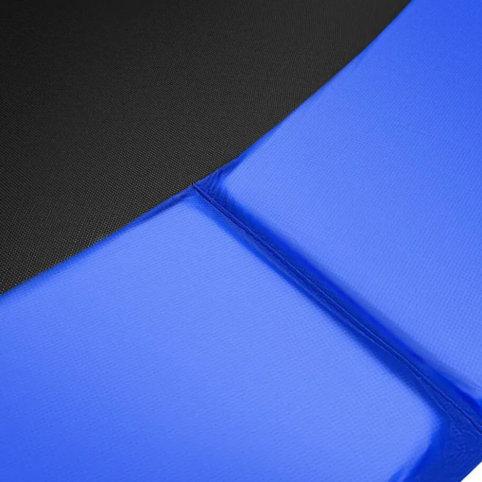 tectake Trampoline Garfunky met veiligheidsnet, Zwart/Blauw