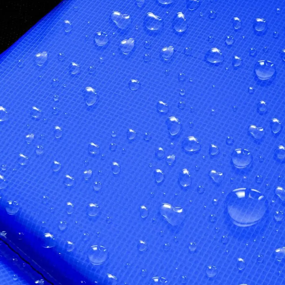 tectake Trampoline Garfunky met veiligheidsnet, Zwart/Blauw