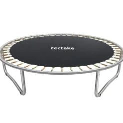 tectake Trampoline Garfunky met veiligheidsnet, Zwart/Blauw