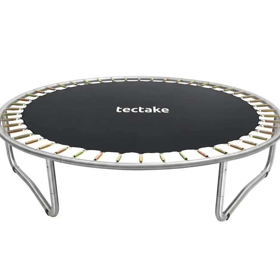 tectake Trampoline Garfunky met veiligheidsnet, Zwart/Blauw