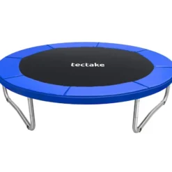 tectake Trampoline Garfunky met veiligheidsnet, Zwart/Blauw