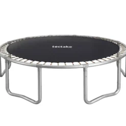 tectake Trampoline Jumpy met veiligheidsnet, Zwart/Blauw
