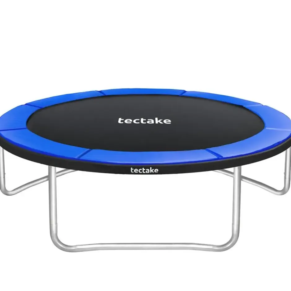 tectake Trampoline Jumpy met veiligheidsnet, Zwart/Blauw
