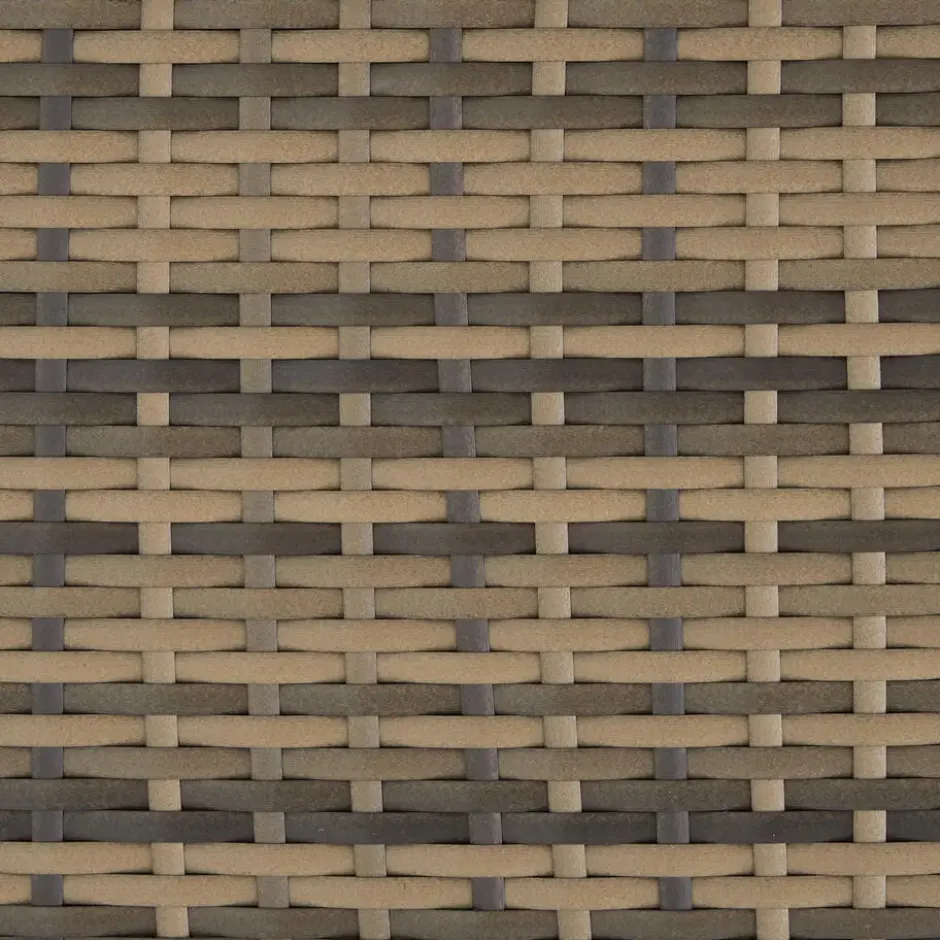 tectake - tuinset Malaga - wicker - natuurkleur