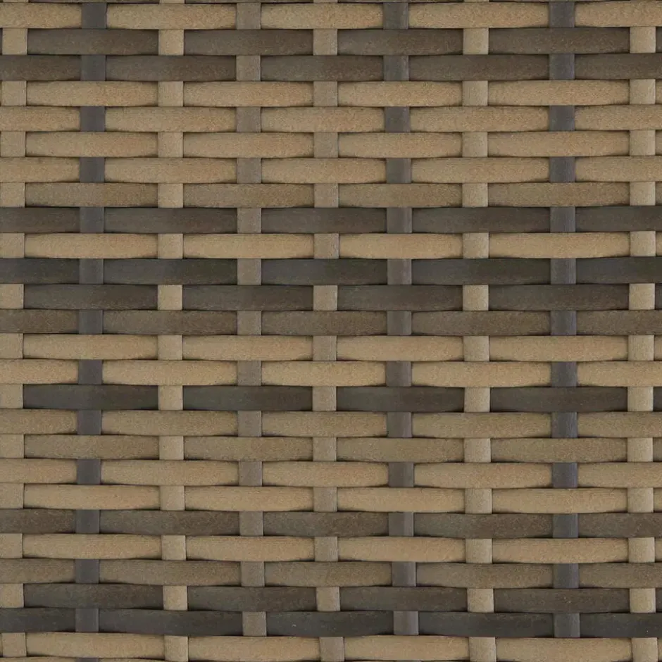 tectake - tuinset Malaga - wicker - natuurkleur