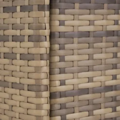 tectake - tuinset Porto 6 + 1 - wicker - natuurkleur