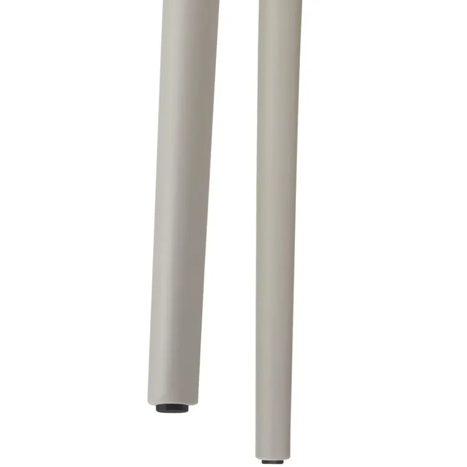tectake Tuinstoelen Alcudia, weerbestendig, stapelbaar, Taupe