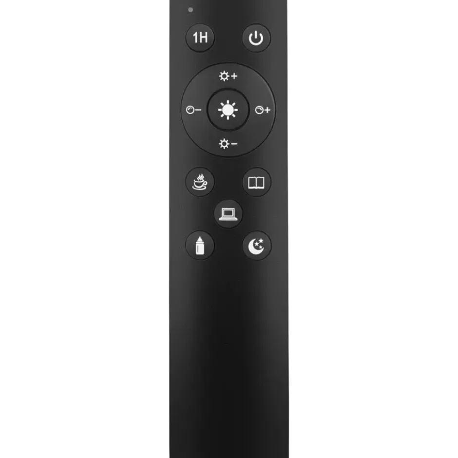 tectake Vloerlamp Prisma LED, 5 lichtmodi, 12 W, dimbaar, Zwart