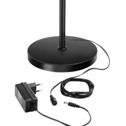 tectake Vloerlamp Prisma LED, 5 lichtmodi, 12 W, dimbaar, Zwart