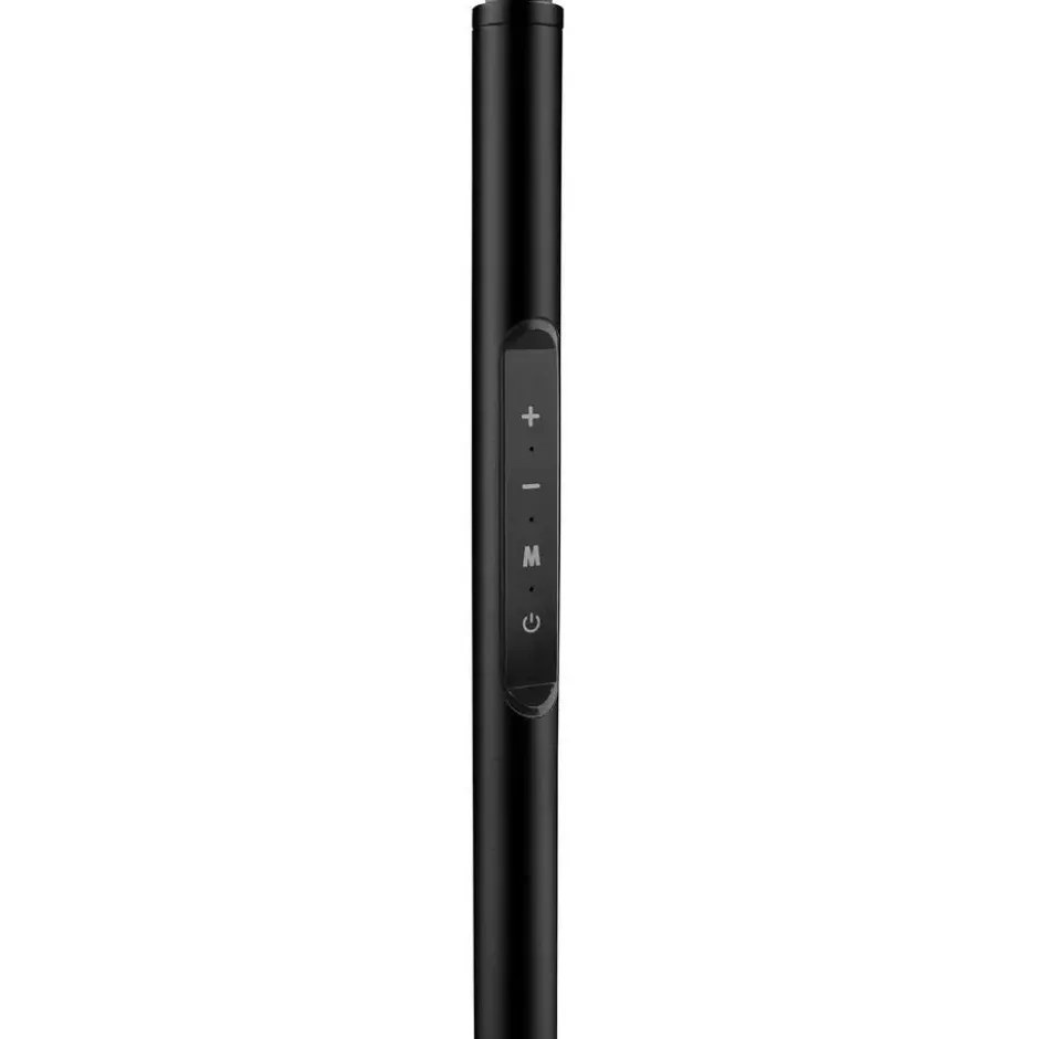 tectake Vloerlamp Prisma LED, 5 lichtmodi, 12 W, dimbaar, Zwart