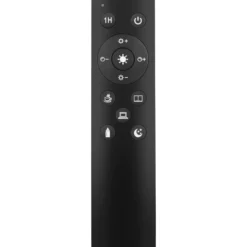 tectake Vloerlamp Prisma LED, 5 lichtmodi, 12 W, dimbaar, Zwart