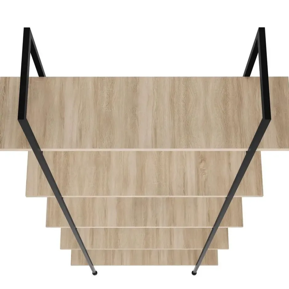 tectake Wandkast Glasgow 106 x 34,5 x 179,5cm