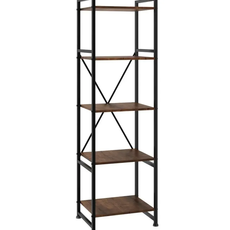 tectake Wandkast Manchester 47,5 x 34,5 x 151,5cm
