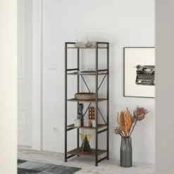 tectake Wandkast Manchester 47,5 x 34,5 x 151,5cm
