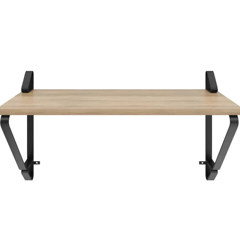 tectake 2 wandplanken Irvine, Industrieel Licht Hout, Eiken Sonoma