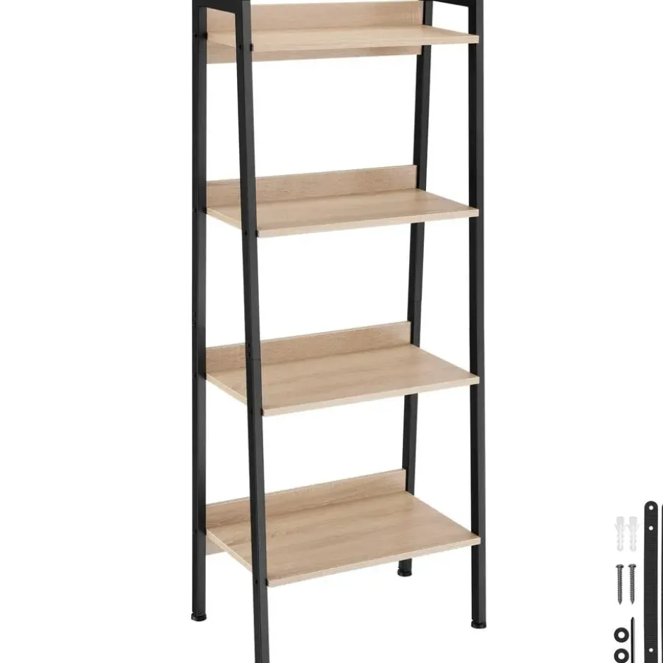 tectake Wandrek, Industrieel Licht Hout, Eiken Sonoma