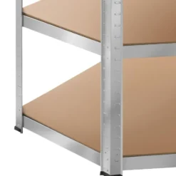 tectake Werkplaatsrek, Zilver