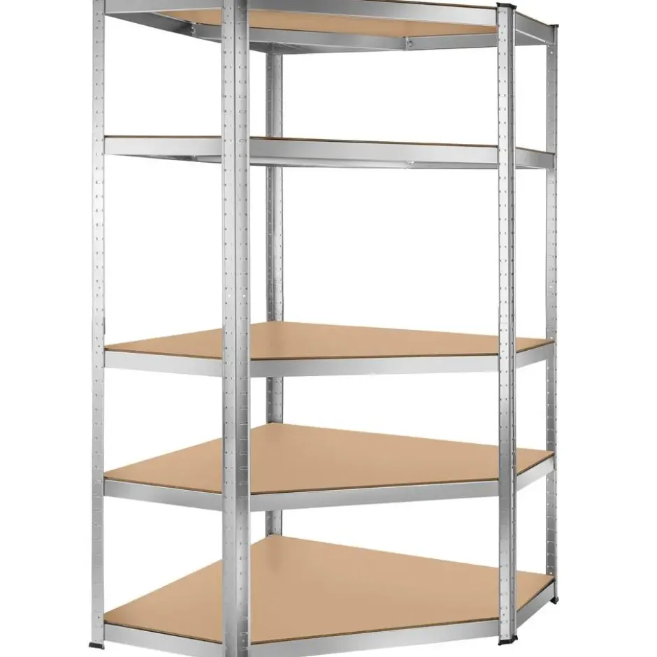 tectake Werkplaatsrek, Zilver