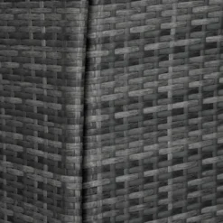 tectake Wicker bistroset Luzern 2+1 met kussenhoezen in 2 kleuren - Grijs