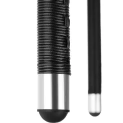 tectake Wicker tuinstoel Girona, stapelbaar, draagkracht 120 kg, Zwart