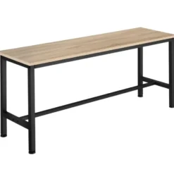 tectake 2 Zitbanken Fairfield, Industrieel Licht Hout, Eiken Sonoma