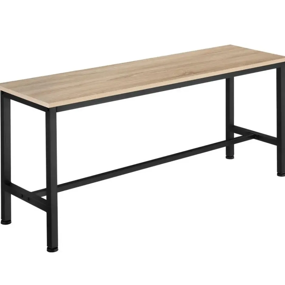 tectake 2 Zitbanken Fairfield, Industrieel Licht Hout, Eiken Sonoma