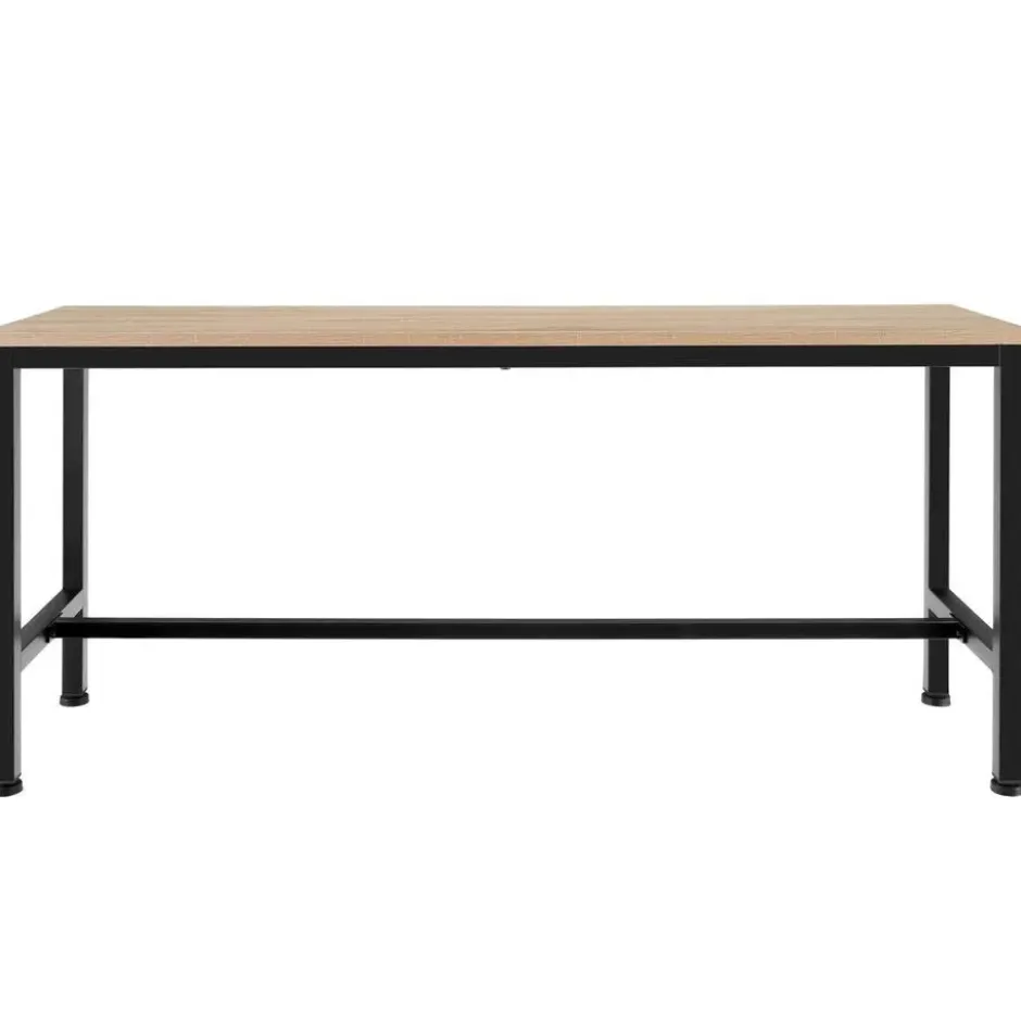 tectake 2 Zitbanken Fairfield, Industrieel Licht Hout, Eiken Sonoma