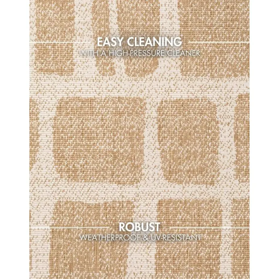 Ted Baker Buitenkleed Haringey Jute Beige - 200x300 CM