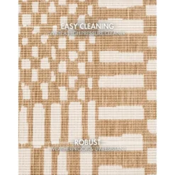 Ted Baker Buitenkleed Haringey Jute Wit - 200x300 CM