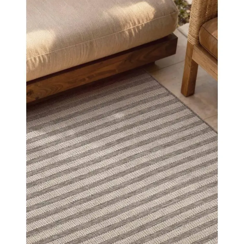 Ted Baker Buitenkleed Haringey Grijs Wit - 120x170 CM