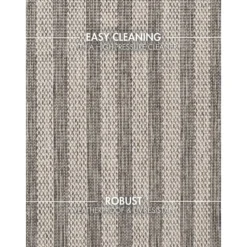 Ted Baker Buitenkleed Haringey Grijs Wit - 120x170 CM