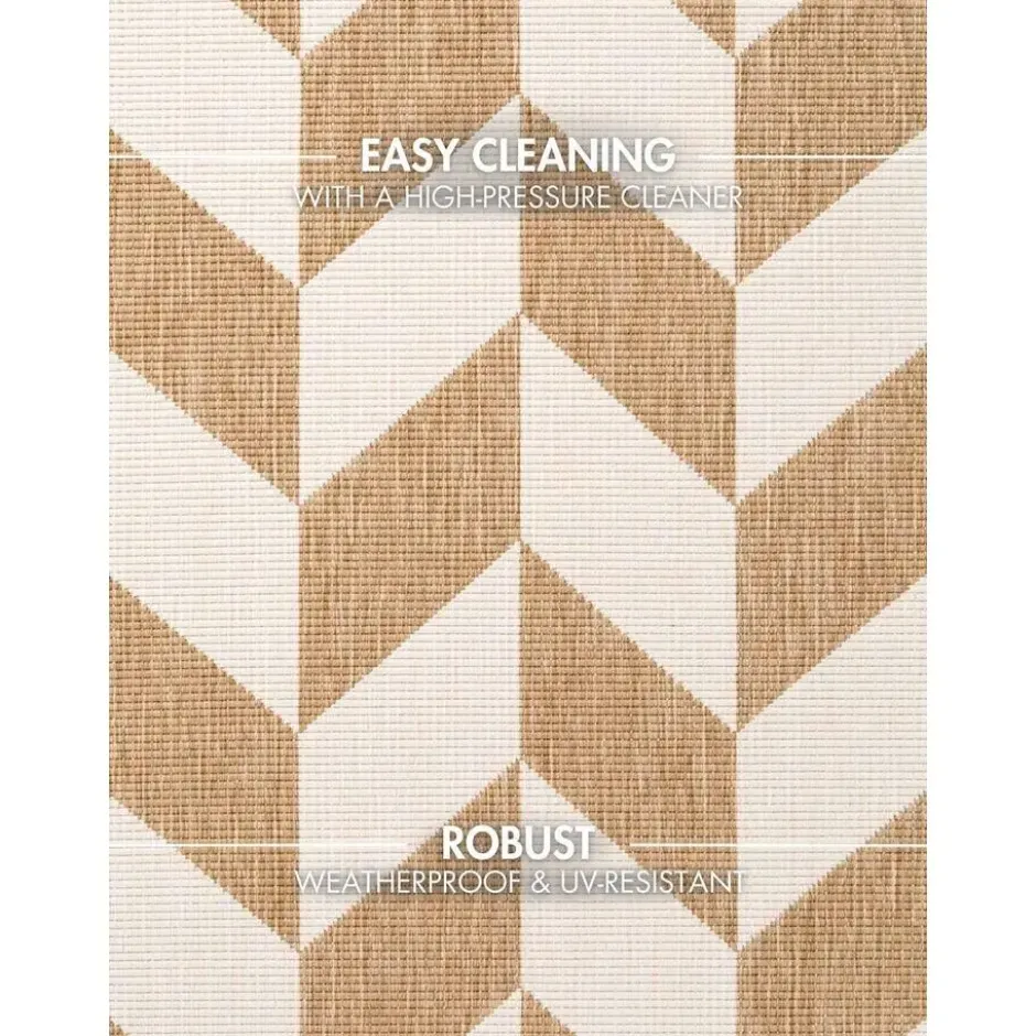 Ted Baker Buitenkleed Haringey Jute Wit - 160x230 CM