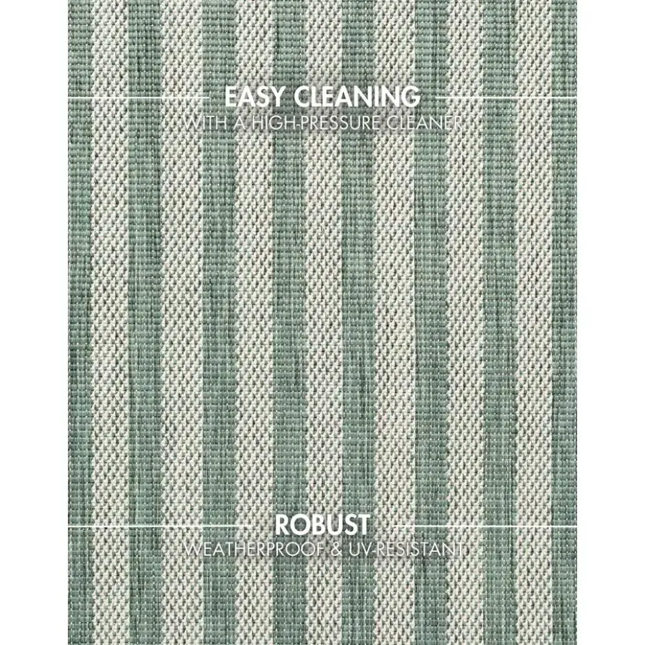 Ted Baker Buitenkleed Haringey Groen Wit - 160x230 CM