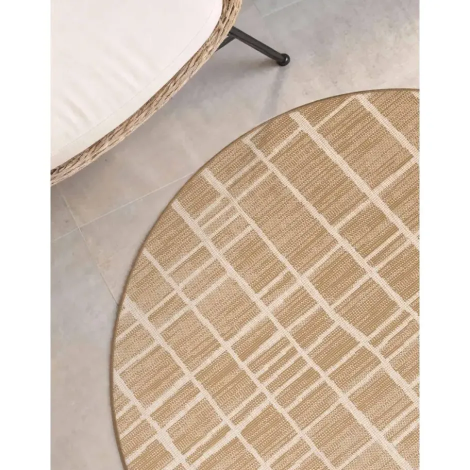 Ted Baker Rond Buitenkleed Haringey Jute Wit - 200 CM Ø