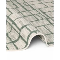 Ted Baker Rond Buitenkleed Haringey Groen Wit - 160 CM Ø