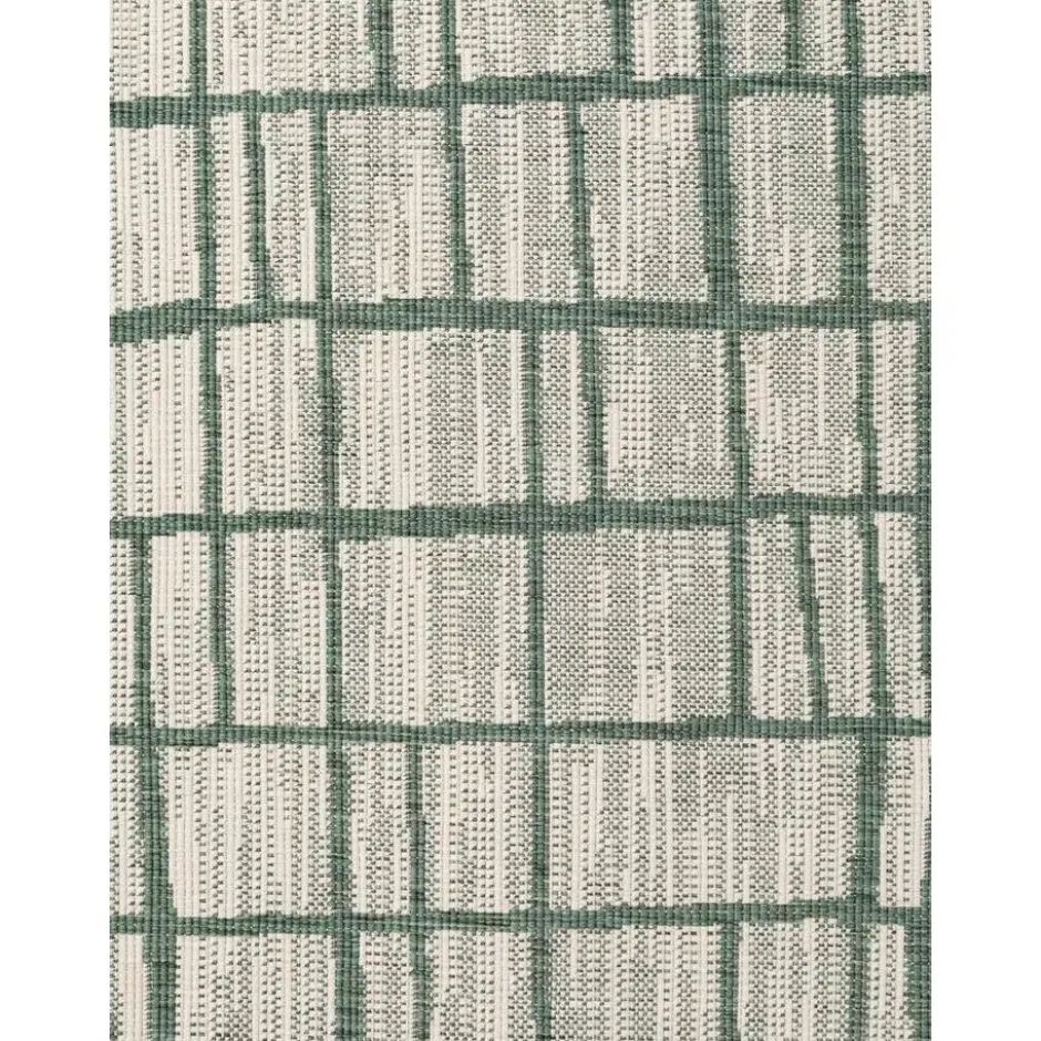 Ted Baker Rond Buitenkleed Haringey Groen Wit - 160 CM Ø