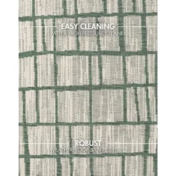 Ted Baker Rond Buitenkleed Haringey Groen Wit - 160 CM Ø
