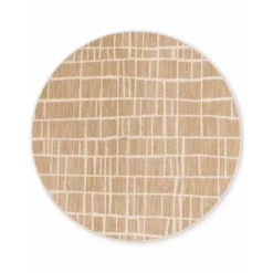 Ted Baker Rond Buitenkleed Haringey Jute Wit - 160 CM Ø