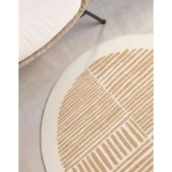 Ted Baker Rond Buitenkleed Haringey Jute Wit - 200 CM Ø