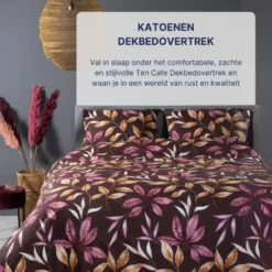 Ten Cate Katoenen Dekbedovertrek - 140x200/220 cm - Kendra