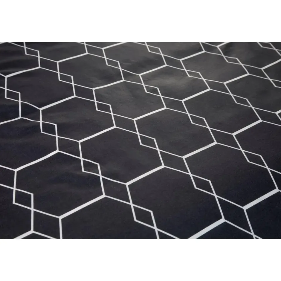 Ten Cate Katoenen Dekbedovertrek - 200x200/220 cm - Graphic Gray