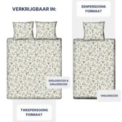 Ten Cate Katoenen Dekbedovertrek - 240x200/220 cm - Fria