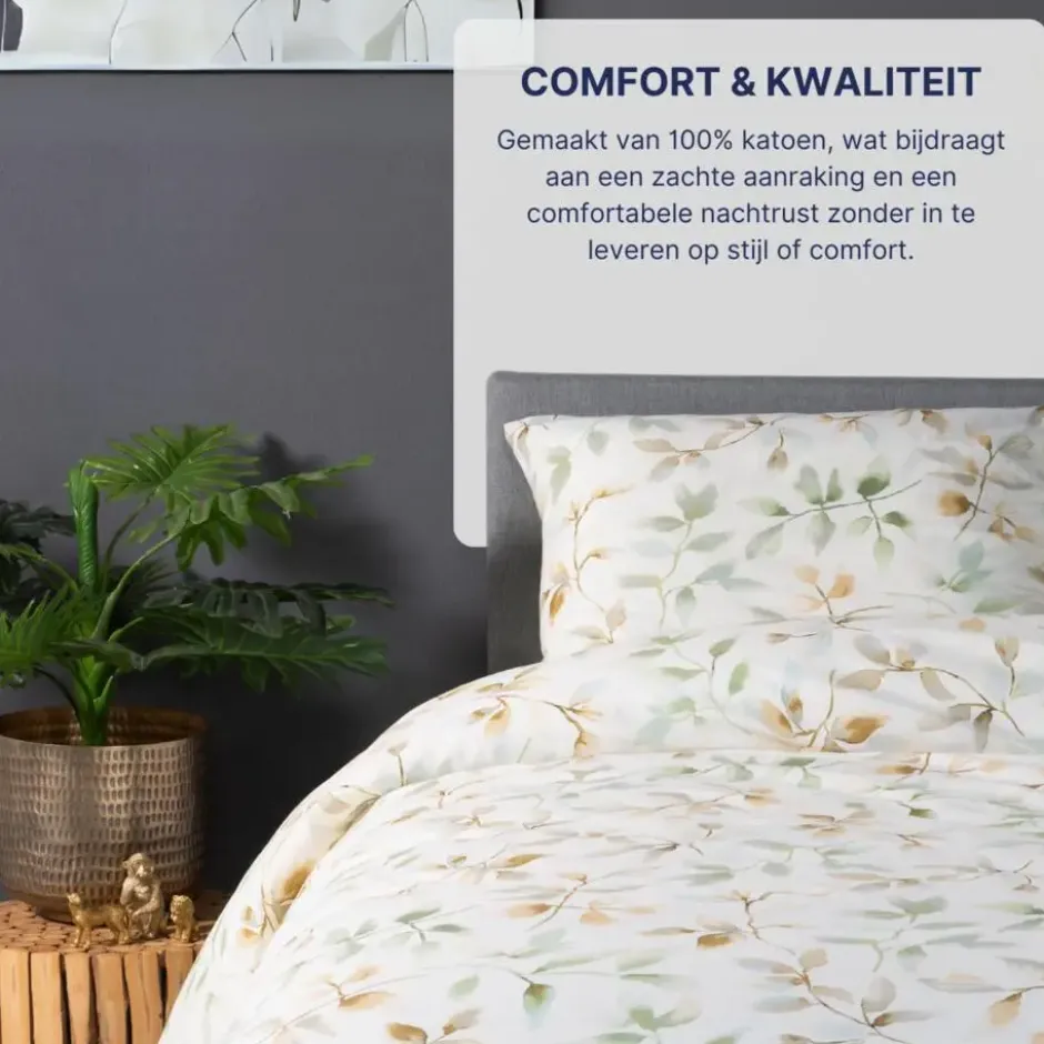 Ten Cate Katoenen Dekbedovertrek - 240x200/220 cm - Fria