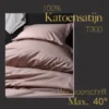 Ten Cate Premium Katoensatijnen Dekbedovertrek 200x200/220 - Blush