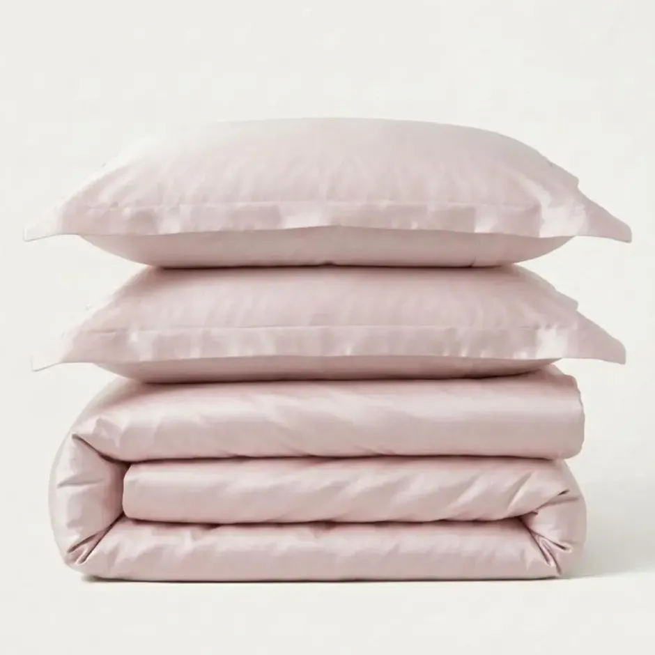 Ten Cate Premium Katoensatijnen Dekbedovertrek 200x200/220 - Blush