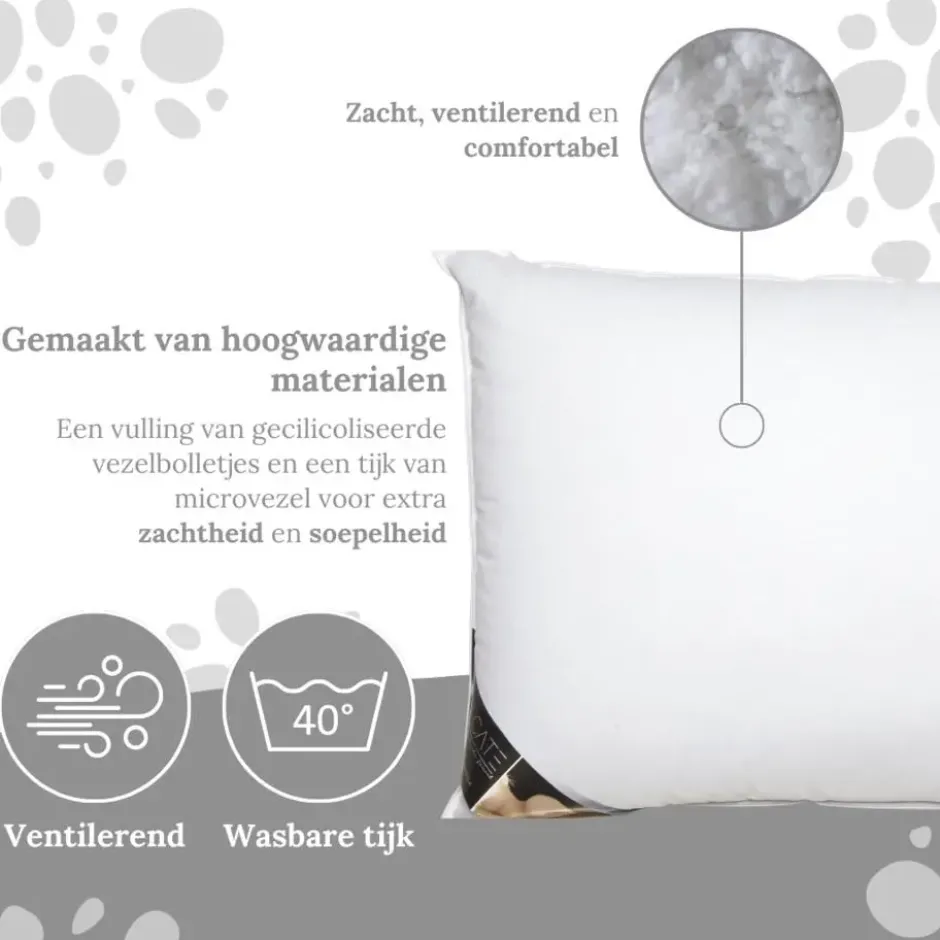 Ten Cate - Synthetisch Hoofdkussen - 60x70