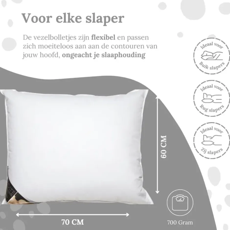 Ten Cate - Synthetisch Hoofdkussen - 60x70