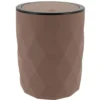 Tendance Badkamer prullenbak Diamond - bruin - 8 x 34 cm