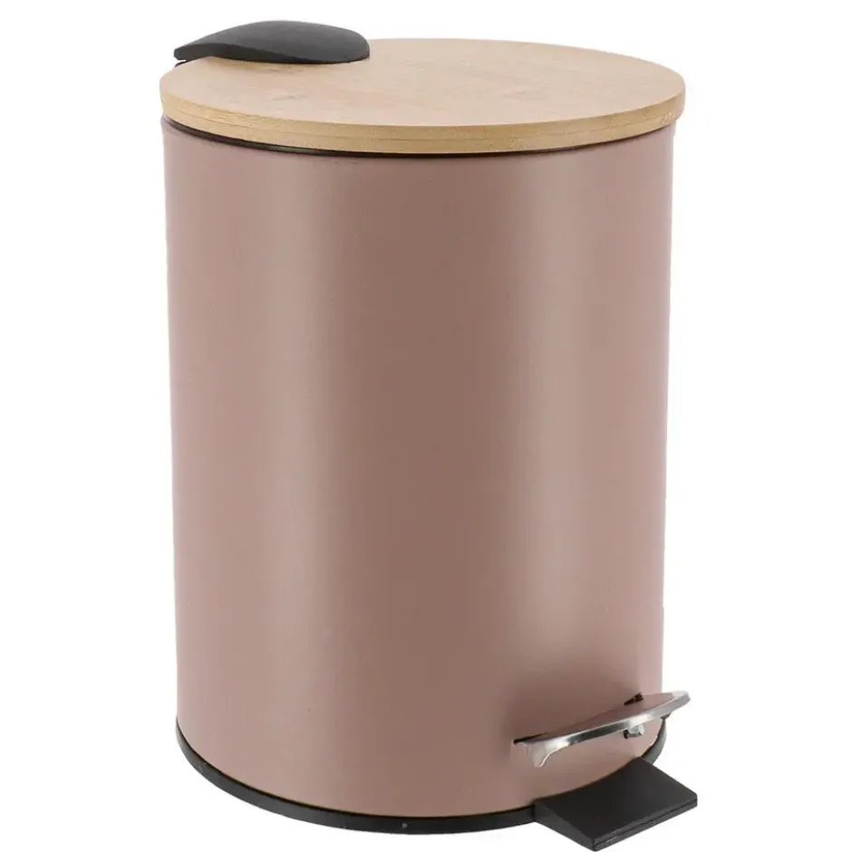 Tendance Badkamer prullenbak Bamboo vibe - soft close - 3 ltr